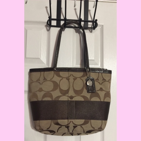 coach jacquard bag